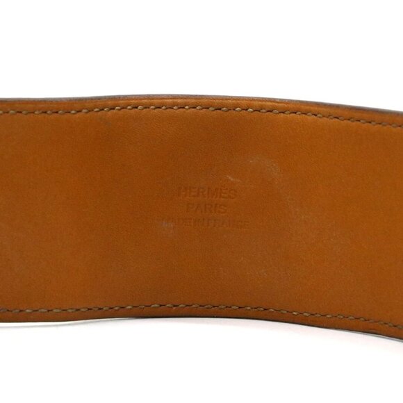 Hermès Ostrich Red Leather Collier De Chien Bracelet - Picture 6 of 8